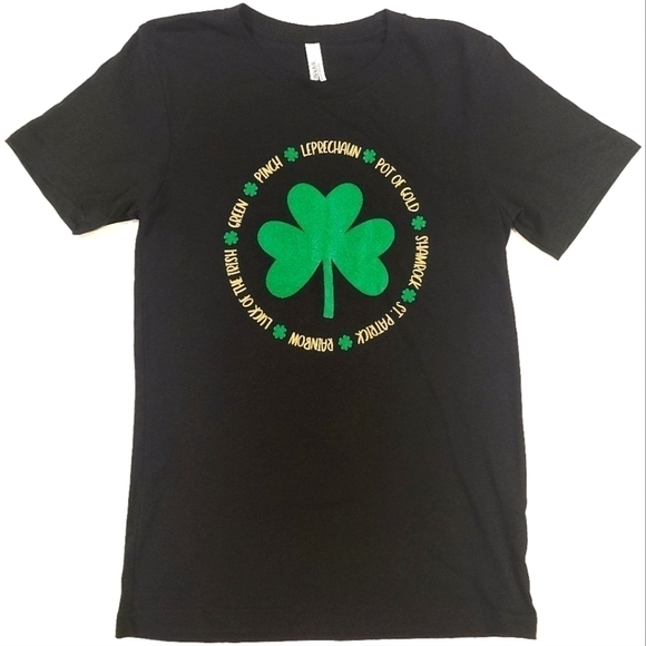 Bella Canvas Other - 3/$20 Bella Canvas Black Saint Patty's Day T-shirt